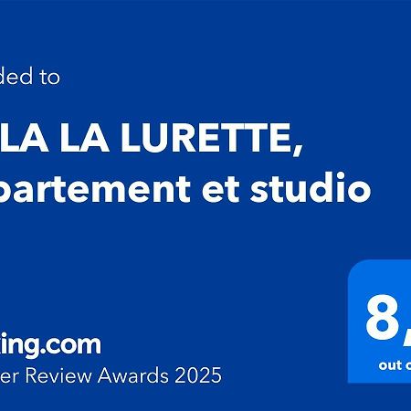 Villa La Lurette, Appartement Et Studio Saint-Étienne-les-Orgues Exterior foto